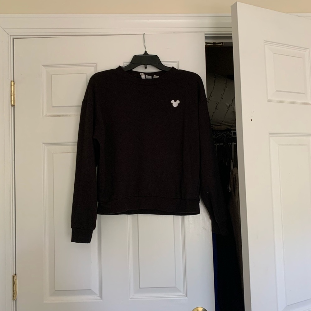 H&M black Disney sweat shirt